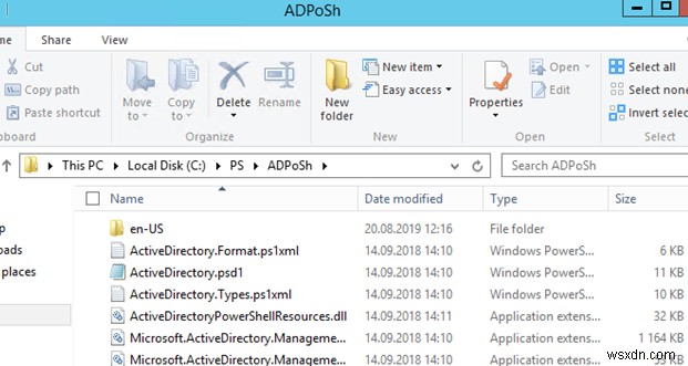 ปรับใช้โมดูล PowerShell Active Directory โดยไม่ต้องติดตั้ง RSAT 