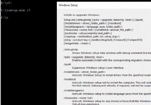 การอัพเกรด Windows 10 Build ด้วย Setup.exe Command-Line Switches 
