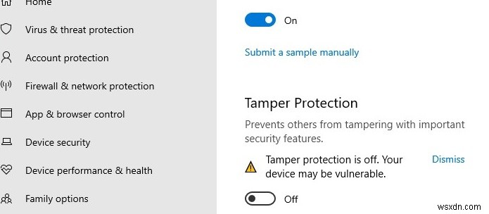 บริการภัยคุกคามของ Windows Defender หยุดทำงาน เริ่มต้นใหม่ทันที 