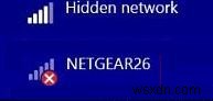 การกรองเครือข่าย WiFi ที่พร้อมใช้งานใน Windows 8 