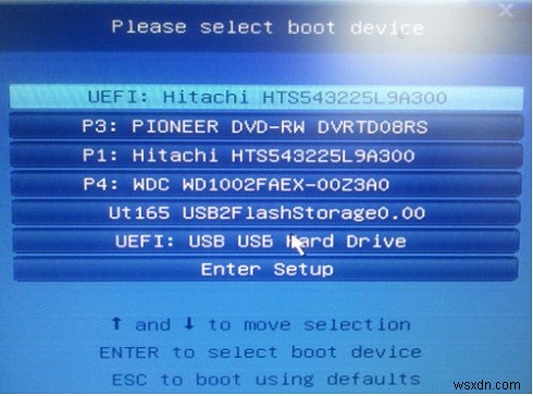 วิธีสร้างแฟลชไดรฟ์ USB ที่สามารถบู๊ตได้ UEFI สำหรับติดตั้ง Windows 8 / Server 2012 