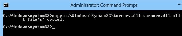 เปิดใช้งาน RDP หลายเซสชันพร้อมกันใน Windows 8.1 /8 