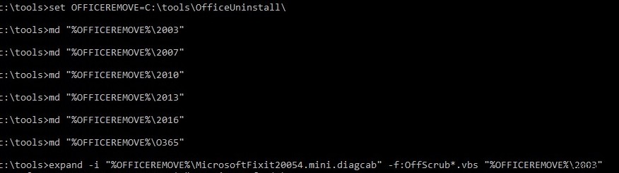 วิธีถอนการติดตั้ง Office เวอร์ชันก่อนหน้าทั้งหมดโดยอัตโนมัติโดยใช้ OffScrub Script 