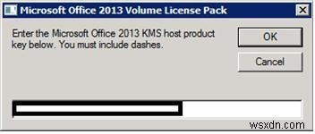 คำถามที่พบบ่อย:MS Office 2013 KMS และการเปิดใช้งาน Volume License 