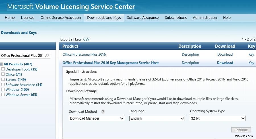 การกำหนดค่า KMS License Server สำหรับ Office 2021/2019/2016 Volume Activation 