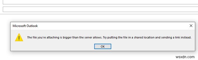 วิธีเพิ่มขีด จำกัด ขนาดไฟล์แนบใน Outlook? 