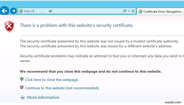 การลบ VMWare vCenter Self-signed Certificate Warning 