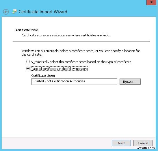 การลบ VMWare vCenter Self-signed Certificate Warning 