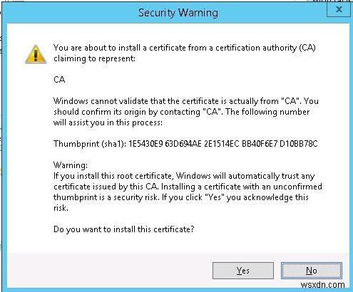 การลบ VMWare vCenter Self-signed Certificate Warning 