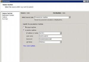 VMware Converter:ซิงโครไนซ์การเปลี่ยนแปลงเมื่อดำเนินการ P2V หรือ V2V 
