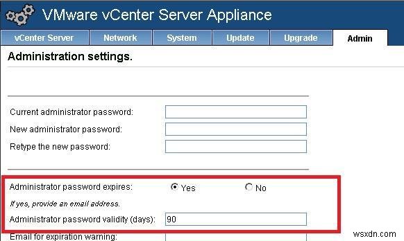 วิธีรีเซ็ตรหัสผ่านรูทใน VMware vCenter Appliance 