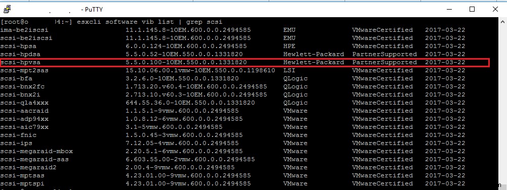 ESXi:ประสิทธิภาพดิสก์ช้าบน HPE Gen8 