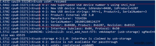 การกำหนดค่าอุปกรณ์ USB Passthrough จาก VMWare ESXi เป็น Virtual Machine 