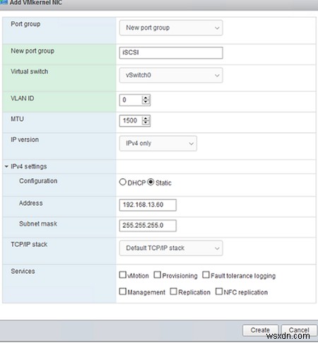 การกำหนดค่า iSCSI Datastore (LUN) บน VMware ESXi 