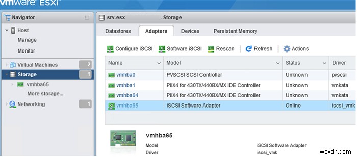 การกำหนดค่า iSCSI Datastore (LUN) บน VMware ESXi 