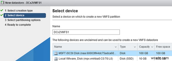 การกำหนดค่า iSCSI Datastore (LUN) บน VMware ESXi 