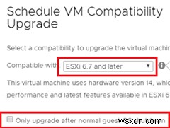 จะอัพเกรดเวอร์ชั่นฮาร์ดแวร์ VM ใน VMware ESXi ได้อย่างไร? 