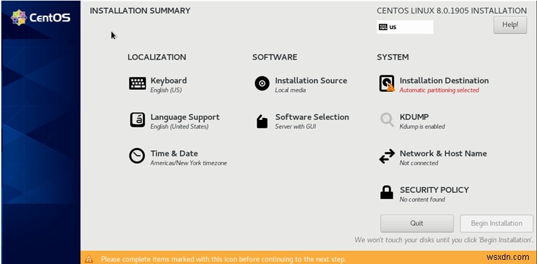 CentOS 8:คู่มือการติดตั้งและการกำหนดค่าพื้นฐาน 