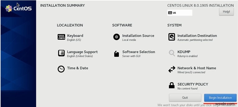 CentOS 8:คู่มือการติดตั้งและการกำหนดค่าพื้นฐาน 