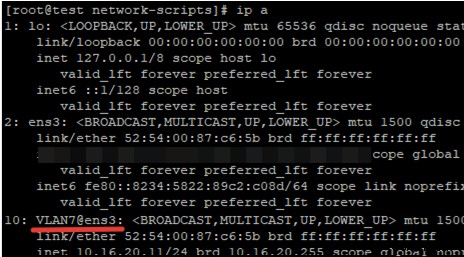 การเพิ่มอินเทอร์เฟซ VLAN ใน CentOS/Fedora/RHEL 