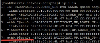 การเพิ่มอินเทอร์เฟซ VLAN ใน CentOS/Fedora/RHEL 