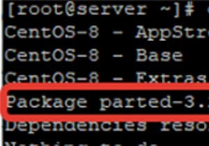Parted:สร้างและจัดการดิสก์พาร์ติชั่นบน Linux 