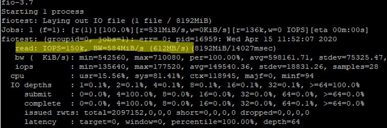 จะตรวจสอบประสิทธิภาพของดิสก์ (IOPS และเวลาแฝง) ใน Linux ได้อย่างไร 