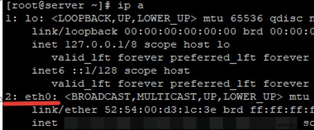 การกำหนดการตั้งค่าเครือข่ายบน RHEL/CentOS 