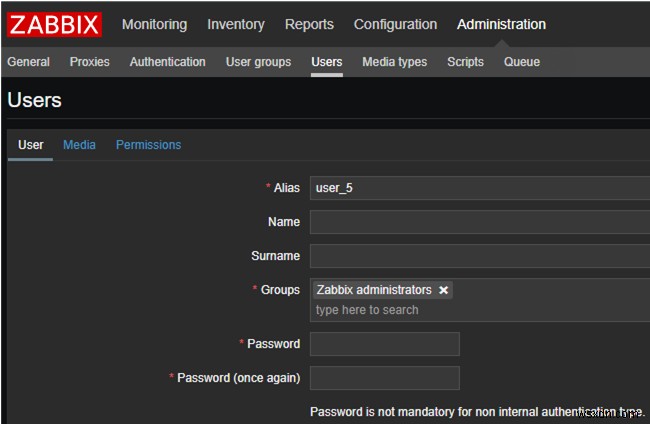 Zabbix:การรับรองความถูกต้องด้วยการลงชื่อเพียงครั้งเดียว (SSO) ใน Active Directory 