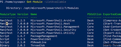 การติดตั้ง PowerShell Core บน Linux Distros 