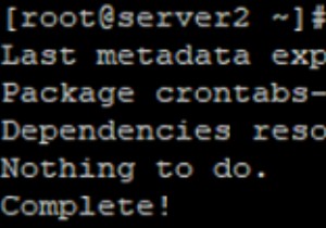 การกำหนดค่างาน Cron ด้วย Crontab บน CentOS/RHEL Linux 
