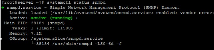 ติดตั้งและกำหนดค่า SNMP บน RHEL/CentOS/Fedor 