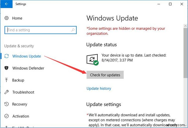 แก้ไขแล้ว:การใช้ดิสก์สูง TiWorker.exe บน Windows 10 