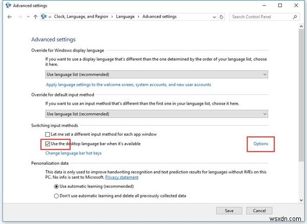 วิธีแก้ไขแถบภาษาที่หายไปใน Windows 10 