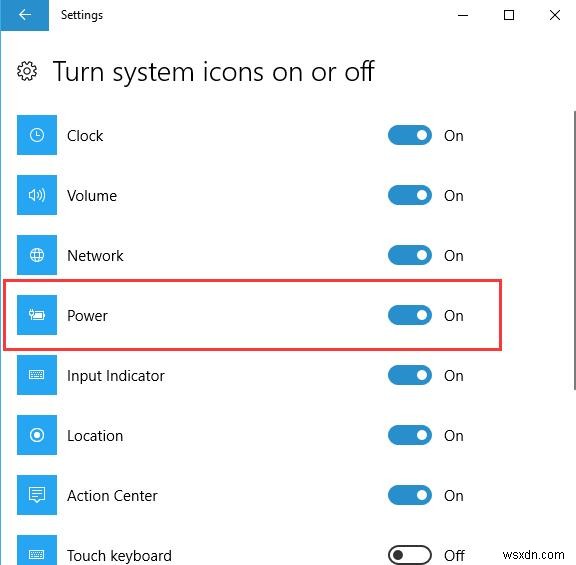 แก้ไขไอคอนแบตเตอรี่ที่หายไปจากแถบงานใน Windows 10 