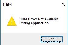 แก้ไข:ไดรเวอร์ ITBM ไม่พร้อมใช้งานใน Windows 11/10 