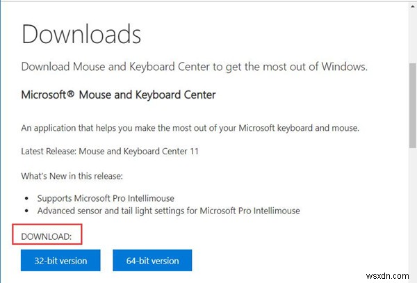 แก้ไข:Microsoft Mouse and Keyboard Center ไม่พบอุปกรณ์ที่รองรับ 