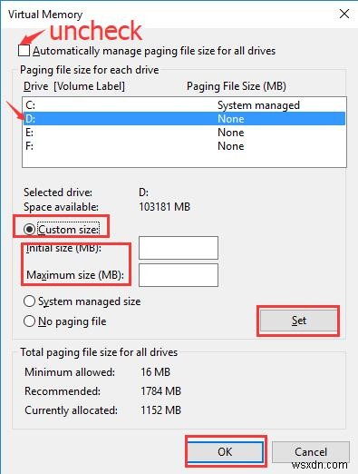 แก้ไข PAGE FAULT ในพื้นที่ที่ไม่ใช่หน้าจอสีน้ำเงินใน Windows 10 