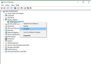 ไดรเวอร์กราฟิก AMD ไม่ทำงานหลังจาก Windows Update 