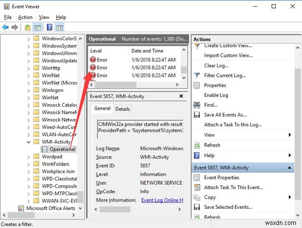 แก้ไขปัญหาการใช้งาน CPU สูงของผู้ให้บริการ WMI บน Windows 10 