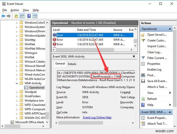 แก้ไขปัญหาการใช้งาน CPU สูงของผู้ให้บริการ WMI บน Windows 10 