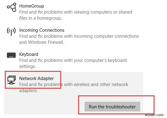 แก้ไข Network Adapter ไม่แสดงบน Windows 10 
