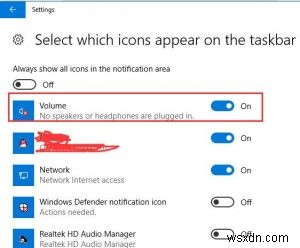 แก้ไขไอคอนเสียงที่หายไปใน Windows 10 
