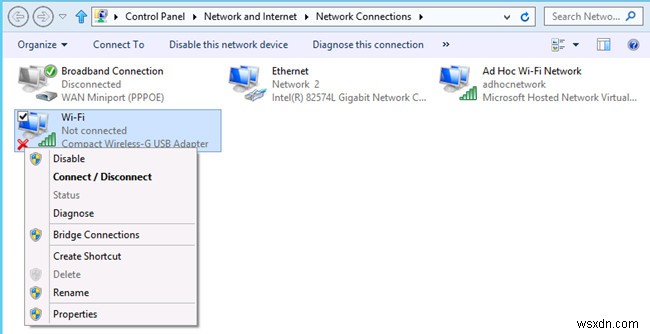 วิธีแก้ไขข้อผิดพลาดการเชื่อมต่อ WIFI บน Windows 10 