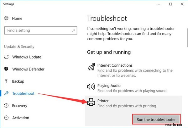 แก้ไขเครื่องพิมพ์ไม่ทำงานบน Windows 10 