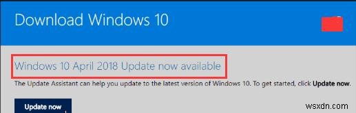 แก้ไข:Windows 10 อัปเดตเดือนเมษายน 1803 ไม่สามารถติดตั้งได้ 
