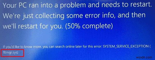 แก้ไข fltmgr.sys BSOD บน Windows 10, 8, 7 อย่างง่ายดายและรวดเร็ว 