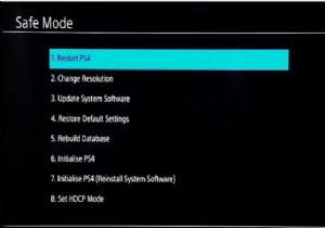 วิธีนำ PS4 ออกจากเซฟโหมดอย่างง่ายดายและรวดเร็ว 