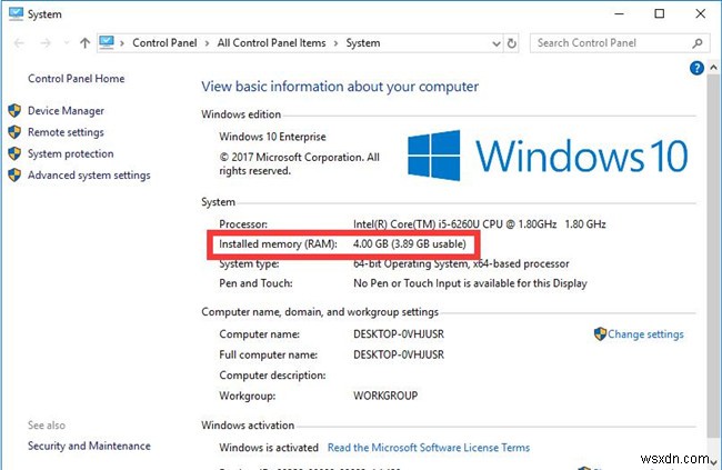วิธีตรวจสอบจำนวน RAM ที่คุณมีใน Windows 10 