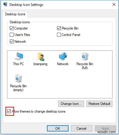 วิธีเปลี่ยนไอคอนเดสก์ท็อปจากซ้ายไปขวาบน Windows 10 